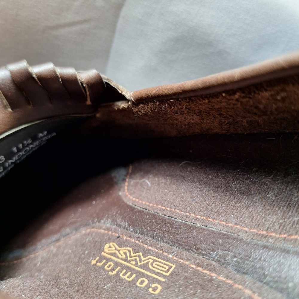 ROCKPORT Kiltie Tassel Loafer Men Sz 11.5M Brown Leather Slip-On Comfort DMX EUC - Picture 9 of 10